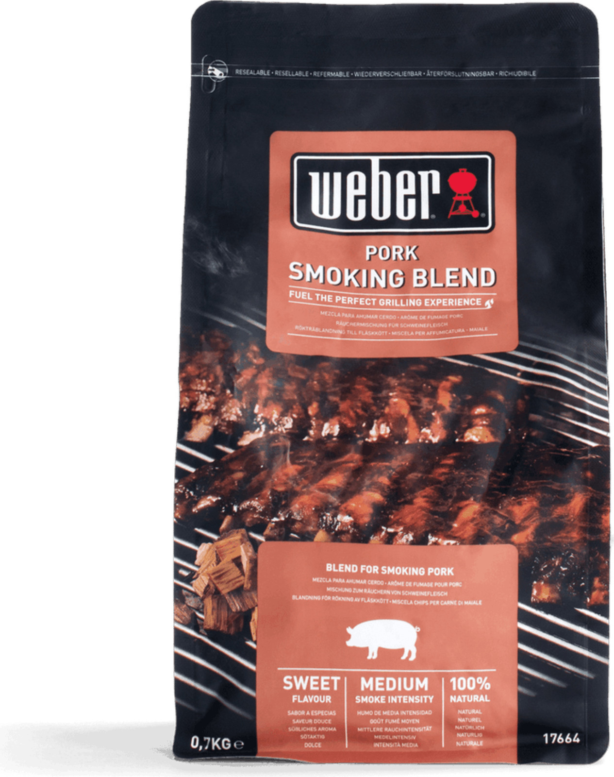 Weber Rookchips voor varkensvlees, 700g