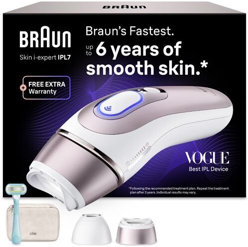 Braun Depiladora Luz Pulsada IPL  Skin Expert S7 PL7211 - Branco  Bronze