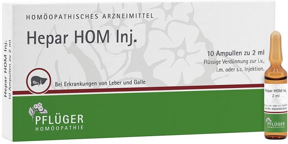 Hepar Hom iniecto Ampullen