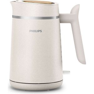 Philips Wasserkocher Series 5000 Eco, HD9365/10, 1,7 Liter, 2200 Watt, mit Kunststoffgehäuse, seidenweiß matt