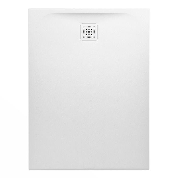 LAUFEN Pro Duschwanne H2109580000001 Marbond Ablauf kurze Seite weiss
