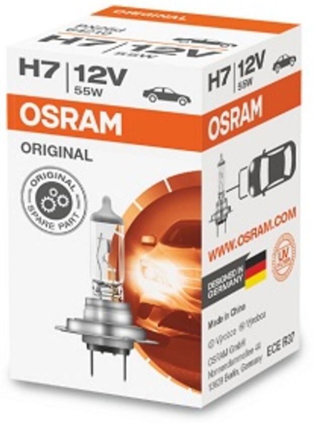 Ams-Osram Glühlampe Halogen OSRAM H7 Standard 12V/ 55W, 1 Stück