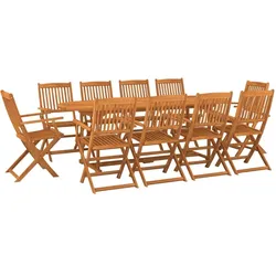 Helloshop26 - 11-teilige Garten-Essgruppe aus massivem Akazienholz 02_0014733