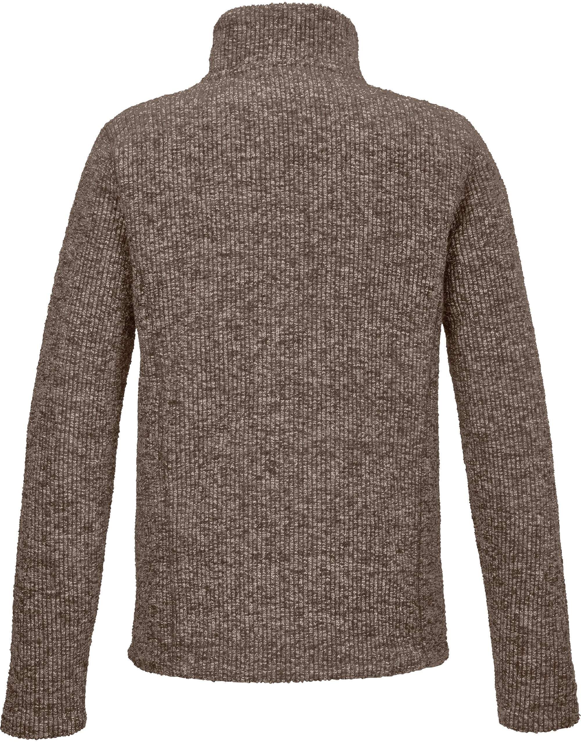 Fleecejacke "GW 53 MN KNTFLC JCKT", Herren, Gr. 3XL, braun (sand), Oberseite: 100% Polyester.Rückseite: 100% Polyester, G.I.G.A. DX BY KILLTEC, Jacken Fleecejacke, Windabweisende Strickjacke mit Zipper-Taschen