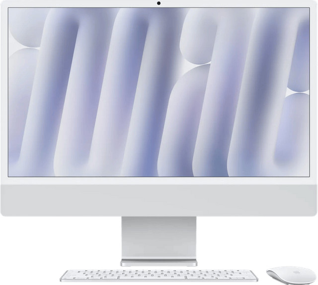 Apple iMac 24 inch M4 16GB 256GB Zilver QWERTY