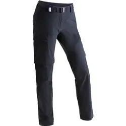 MAIER SPORTS Damen Hose Inara slim zip Da-Zip Off Hose el., Größe 40 in Blau Blau