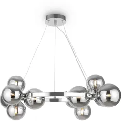 Pendelleuchte Dallas Chromfarben max. 28 Watt