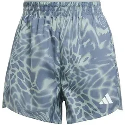 ADIDAS Damen Shorts Train Essentials Allover Print Workout, Größe XL in Grün Grün