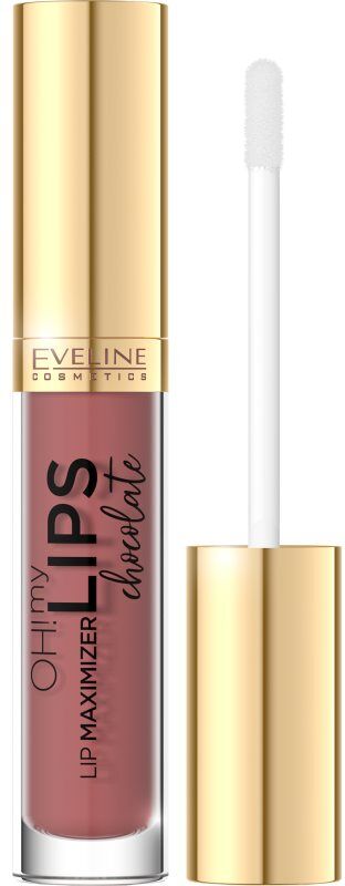Eveline Cosmetics OH! my LIPS Lip Maximizer lip gloss with bee venom shade Chocolate 4.5 ml