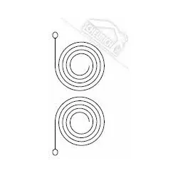 Alulux Detolux Torzugseil Ø 2,0 mm, VA, 1 Paar, 6.300 mm