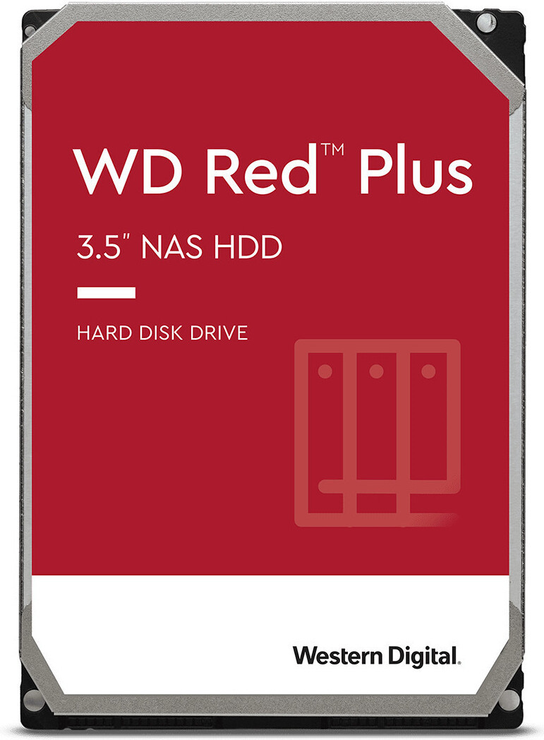 Western Digital WD Red Plus WD20EFZX 3,5 inch 2000 GB SATA III Harde Schijf