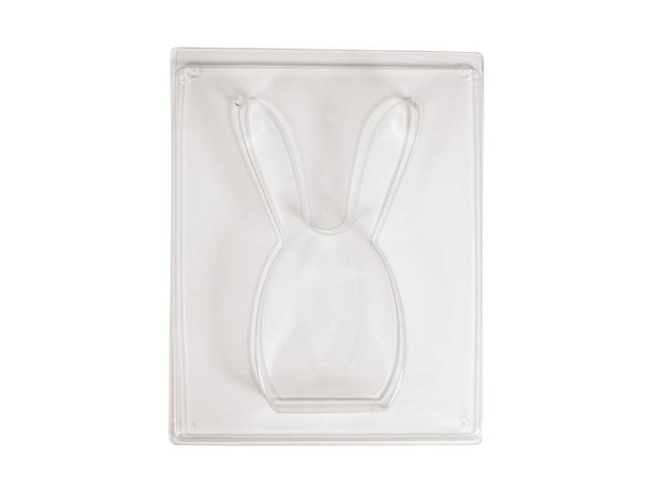 PET Giessform Häschen gross, Motiv: 10,5x18cm / Tiefe bis 3cm