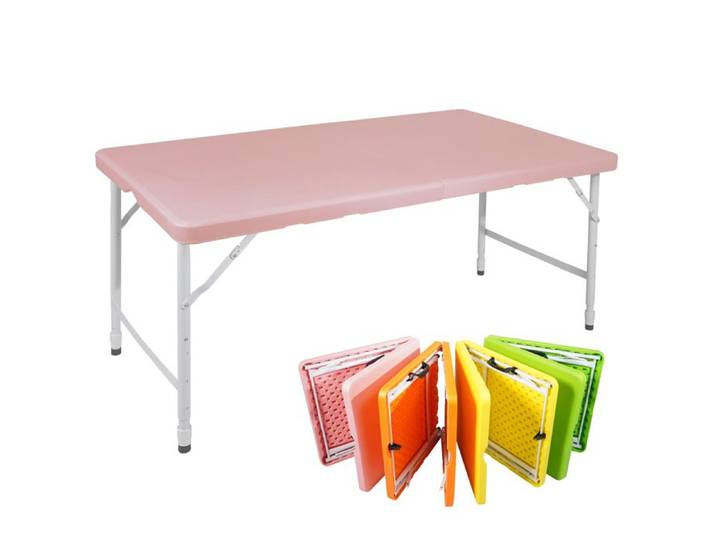 Table pliante multifonction - Dimensions 125x61 cm - Hauteur réglable 58-74 cm - Poids supporté 135 kg