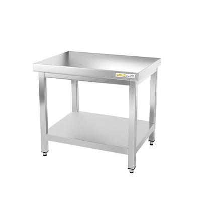 Arbeitstisch aus Edelstahl Unterbau 500 x 500 mm PREMIUM / GOLDINOX