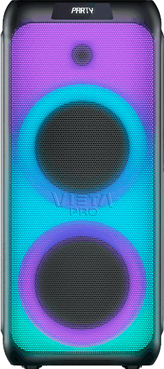 Altavoz de gran potencia - Vieta Party 110, 40 W, Con batería, Autonomía 10h, Bluetooth, Negro