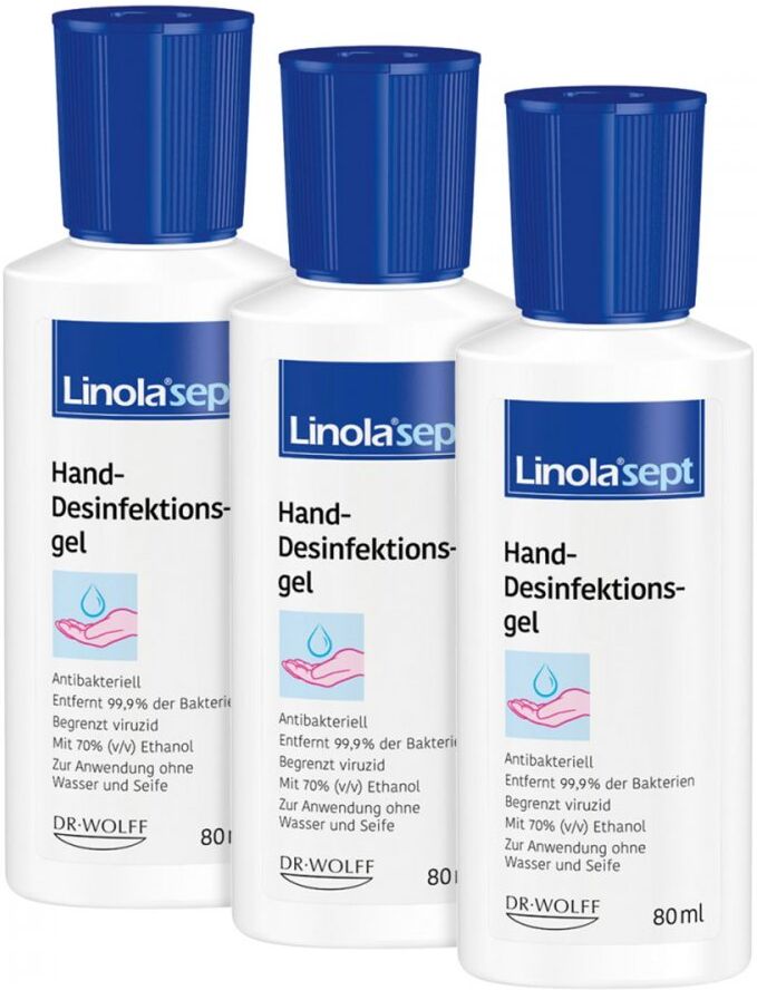 Linola Sept Hand-Desinfektionsgel 3x80ml