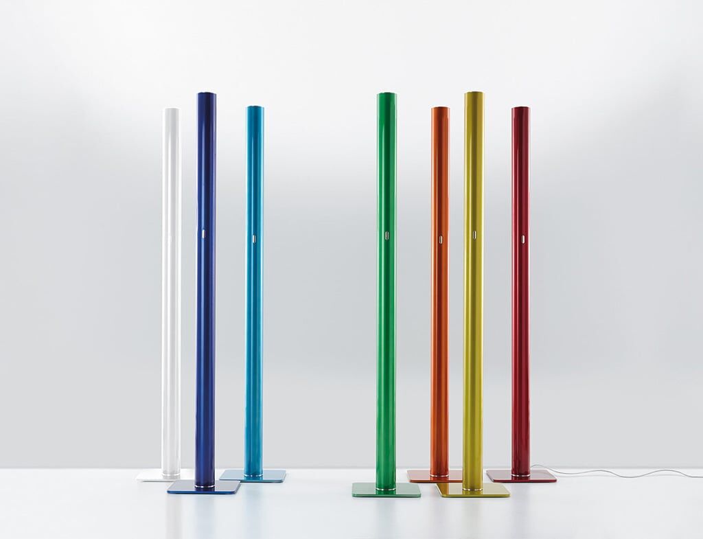 Artemide Ilio Stehleuchte (rubinrot glänzend, extra-warmweiß (2700 K)) rubinrot glänzend   extra-warmweiß (2700 K)