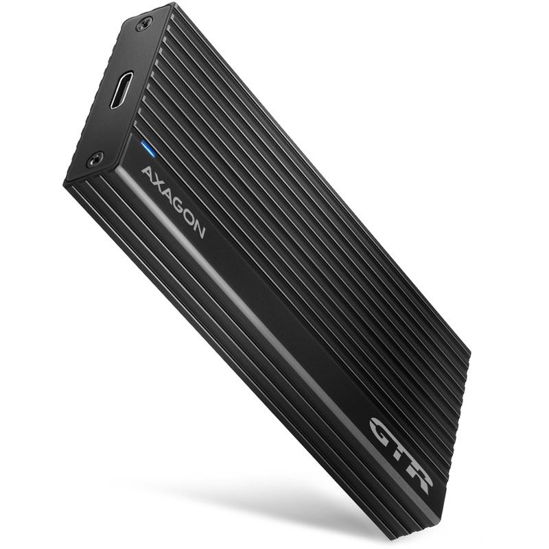 AXAGON EEM2-GTR externes Gehäuse für M.2 SSDs USB-C 3.2 Gen 2, schwarz