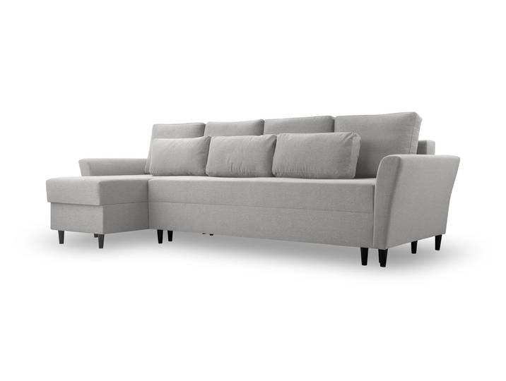 Ecksofa REGO Links Kenya aschegrau