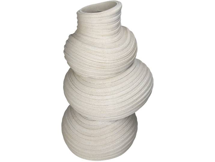 Vase Myko beige Polyresin H 36.6 cm