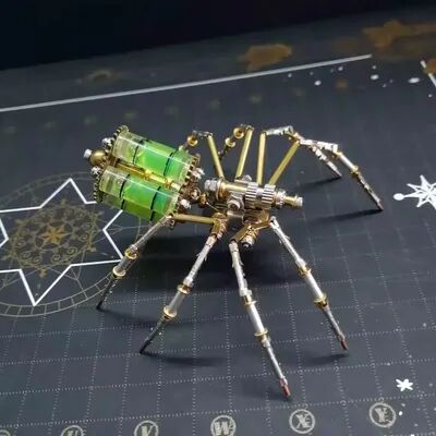 Multicon Wholesale Hub DIY Mechanical Spider Kit, Cyberpunk Metal Puzzles, Creative Insect Assembly, Handmade Metal Puzzle spider D