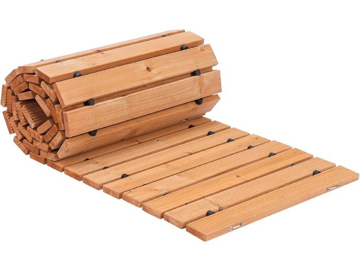 VEVOR Rolling Path Tuinpad Roll-Out Houten Pad Tuin Stap Stapstenen 244x43cm