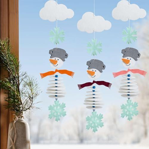 Sonstige Verlage Knutselset Eerste viltgirlande sneeuwpop