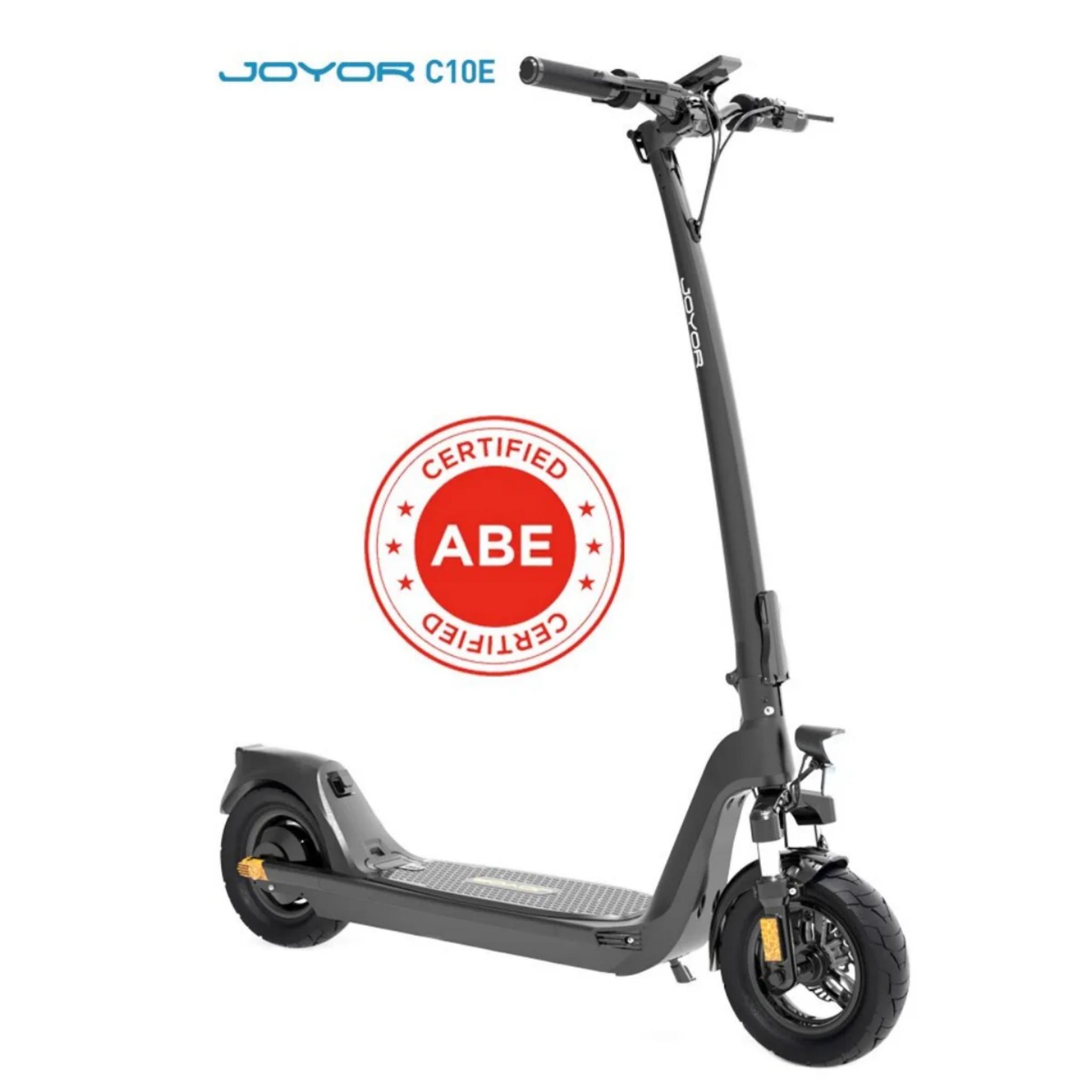 JOYOR C10E ABE- Faltbar Elektroroller - 500W Motor 48V10.4AH Akku 10 Zoll Reifen - Schwarz