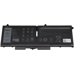 Dell 58 Wh Lithium-Ionen-Akku für (4 Zellen, 3625 mAh), Notebook Akku, Schwarz