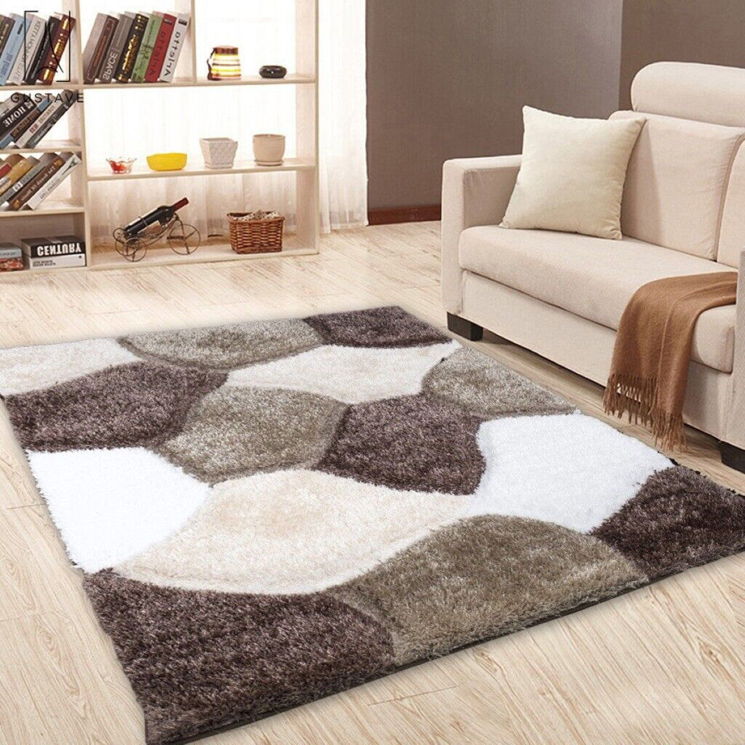 Ivy Bronx Arsula Rectangle Abstract Shag Rectangle 120 x 170cm