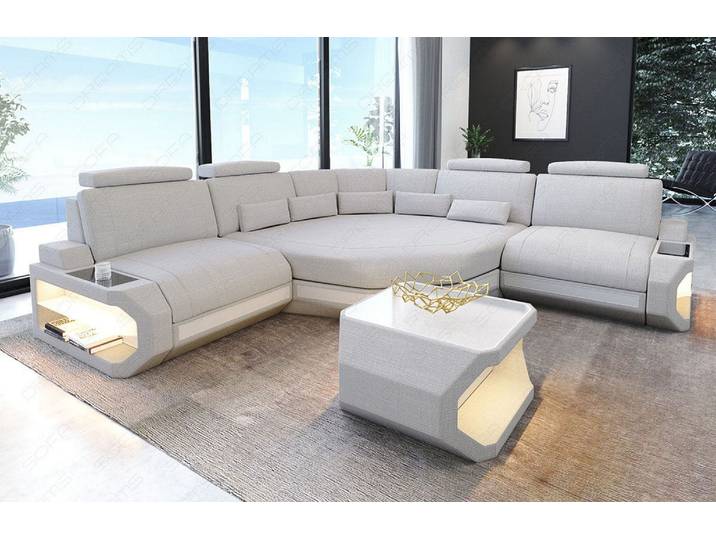 Mini Stoff Ecksofa Asti L-Form