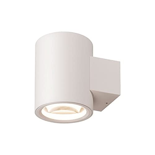 SLV Oculus Up/Down Wandopbouwarmatuur Wit Aluminium met LED en Dimfunctie