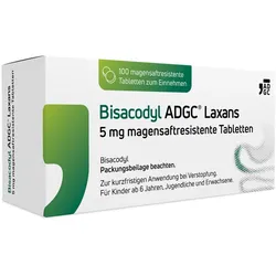 Bisacodyl ADGC Laxans 5 mg magensaftres. 100 St