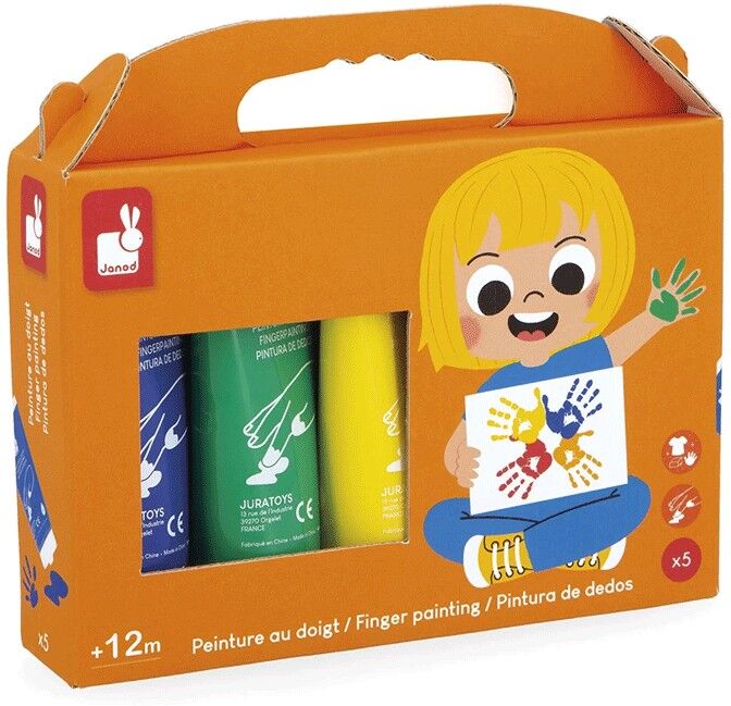Peinture au Doigt x5 tubes - Janod