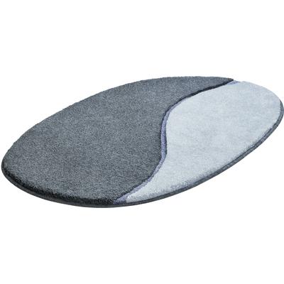 Badematte GRUND "Orbis", grau (anthrazit), H:24mm, Polyacryl, Badematten, Badematte, zweifarbiger Badematte