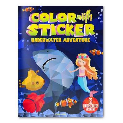 Color with Sticker - Underwater Adventure, von Wonder House Books, Prakash Books, 978-93-5440-719-2