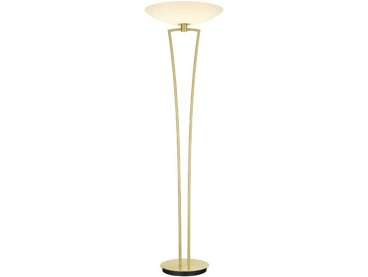 Bankamp Designer-Stehlampe Lady messing matt Messing/Glas 3100 lm Dimmbar H 179 cm - LED - Lichtfarbe: Extra warmweiss - LED Energiesparlampen