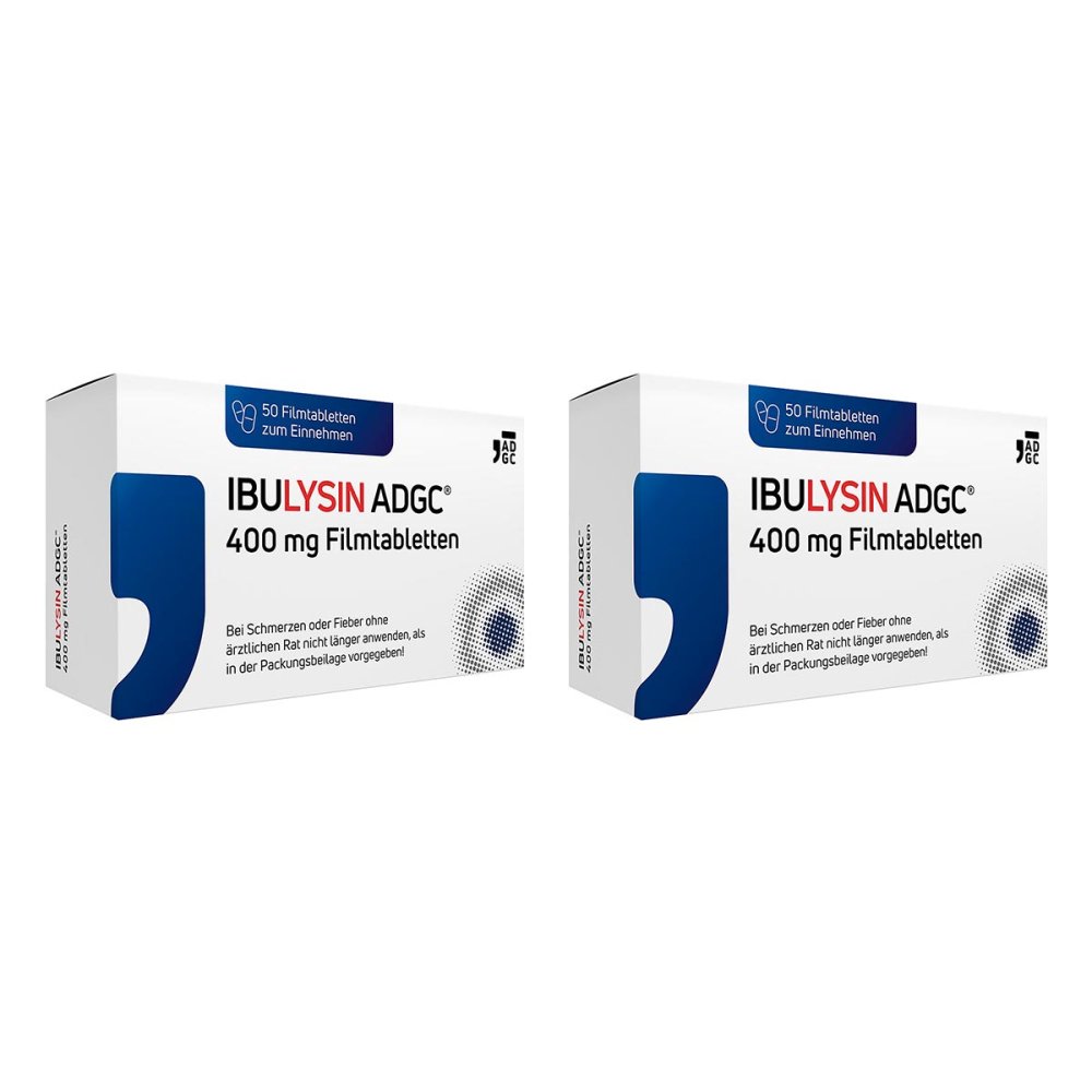 Zentiva Pharma GmbH Ibulysin ADGC 400 mg Filmtabletten 08103710