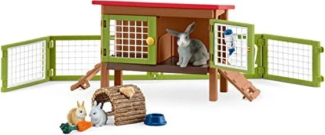 Schleich 42420 Kaninchen Set mit Tieren und Zubehör
