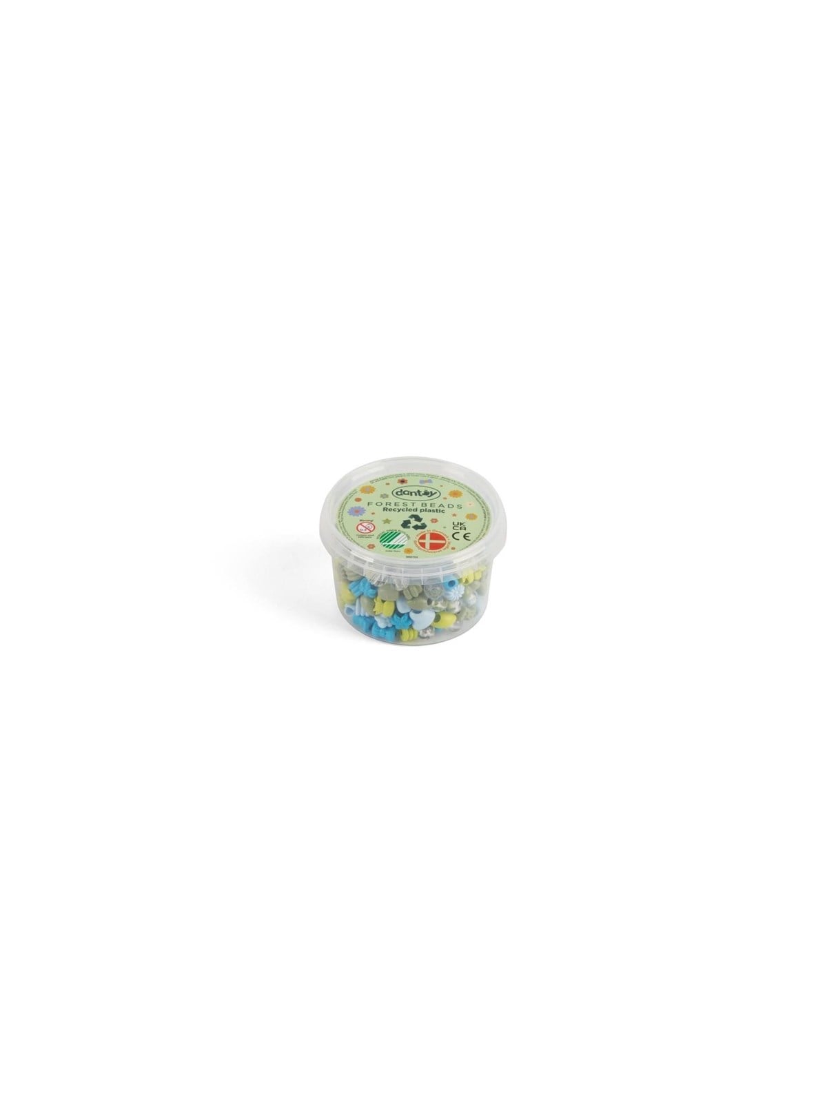 Dantoy Recycled Pastels Forest Beads - 280 pcs