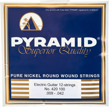 Pyramid Pure Nickel 12 String SetLight