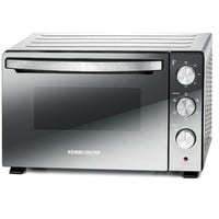 Back- und Grillofen BGS 1500, Mini-Backofen silber/schwarz