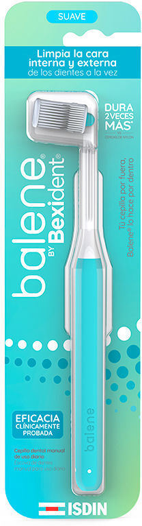 Isdin Brosse à dents souple Balene By Bexident #Aqua 1 unité
