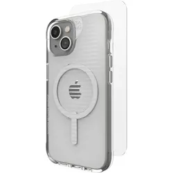 Zagg BNDL Luxe SNAP PCR IS Glas (Apple iPhone 15), Smartphone Hülle, Transparent
