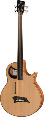 Warwick Alien Fretless 4 Natural Satin Natural Transparent Matte