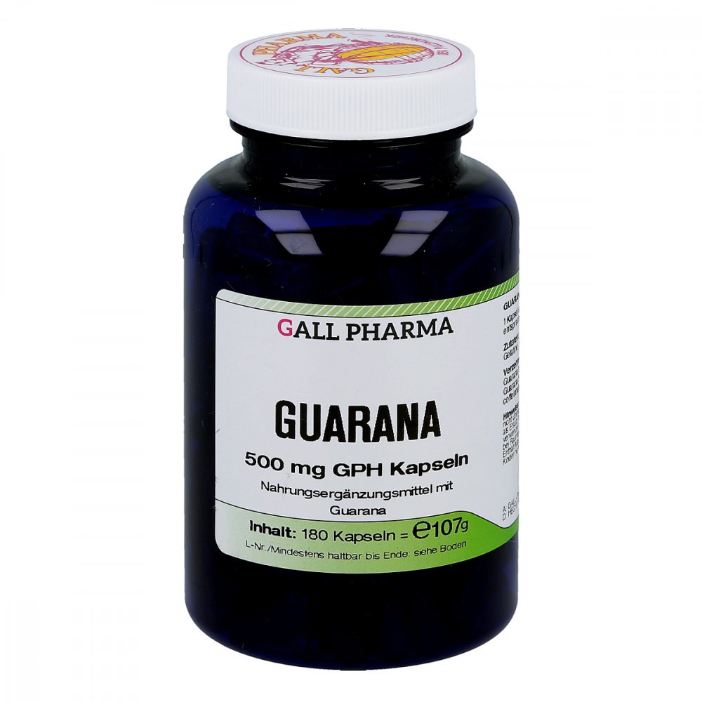 Hecht-Pharma GmbH Guarana 500 mg Gph Kapseln 09786404