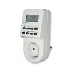 Brennenstuhl 1506550 Elektrischer Timer Weiß Tages-/Wochenzeitschaltuhr