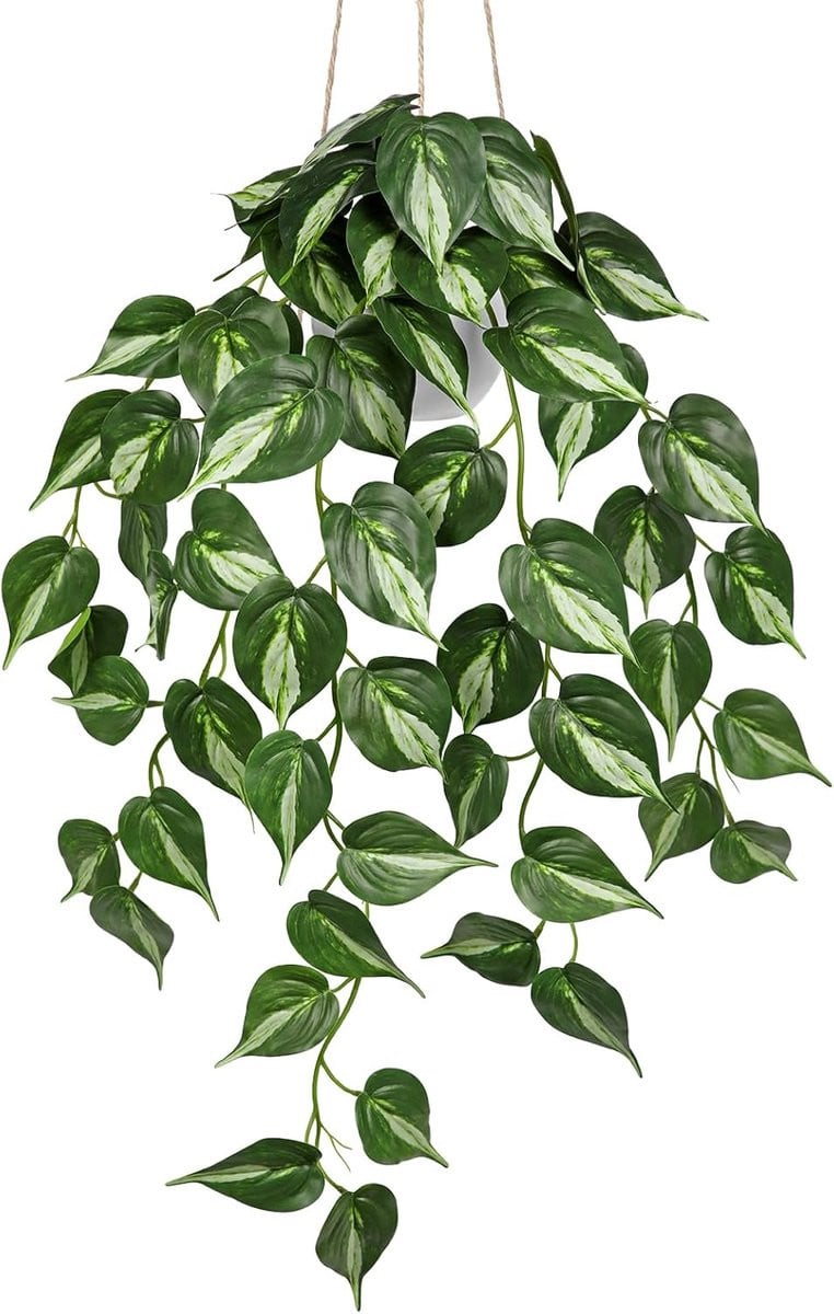 Merkloze kunstmatige hangplant groene klimop voor wanddecoratie