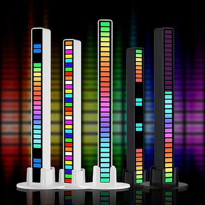 RGB LED Smart Light Sprachgesteuertes synchronisiertes Rhythmuslicht Internet beliebtes Farbmusik-Umgebungslicht Auto Desktop-Sensor kreative LED-Atmosphärenlicht