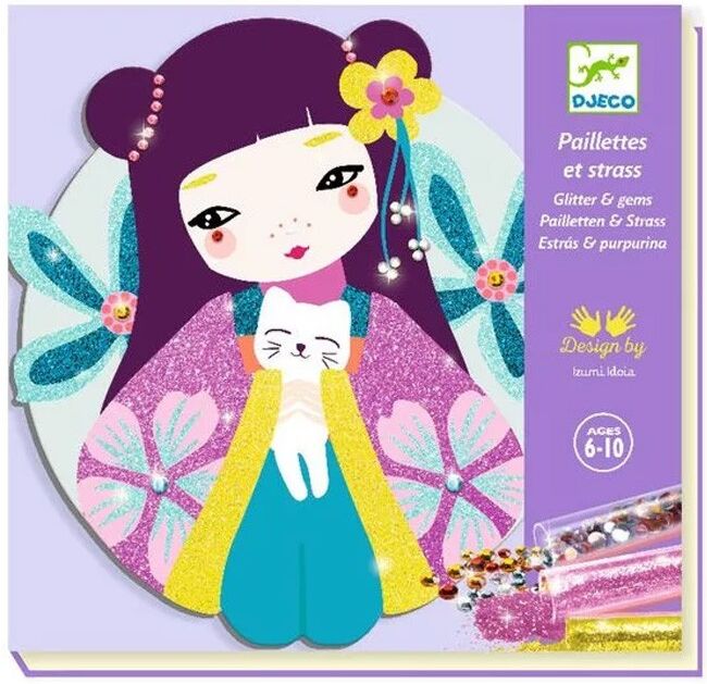 Tableaux paillettes et strass Onnanoko - Djeco